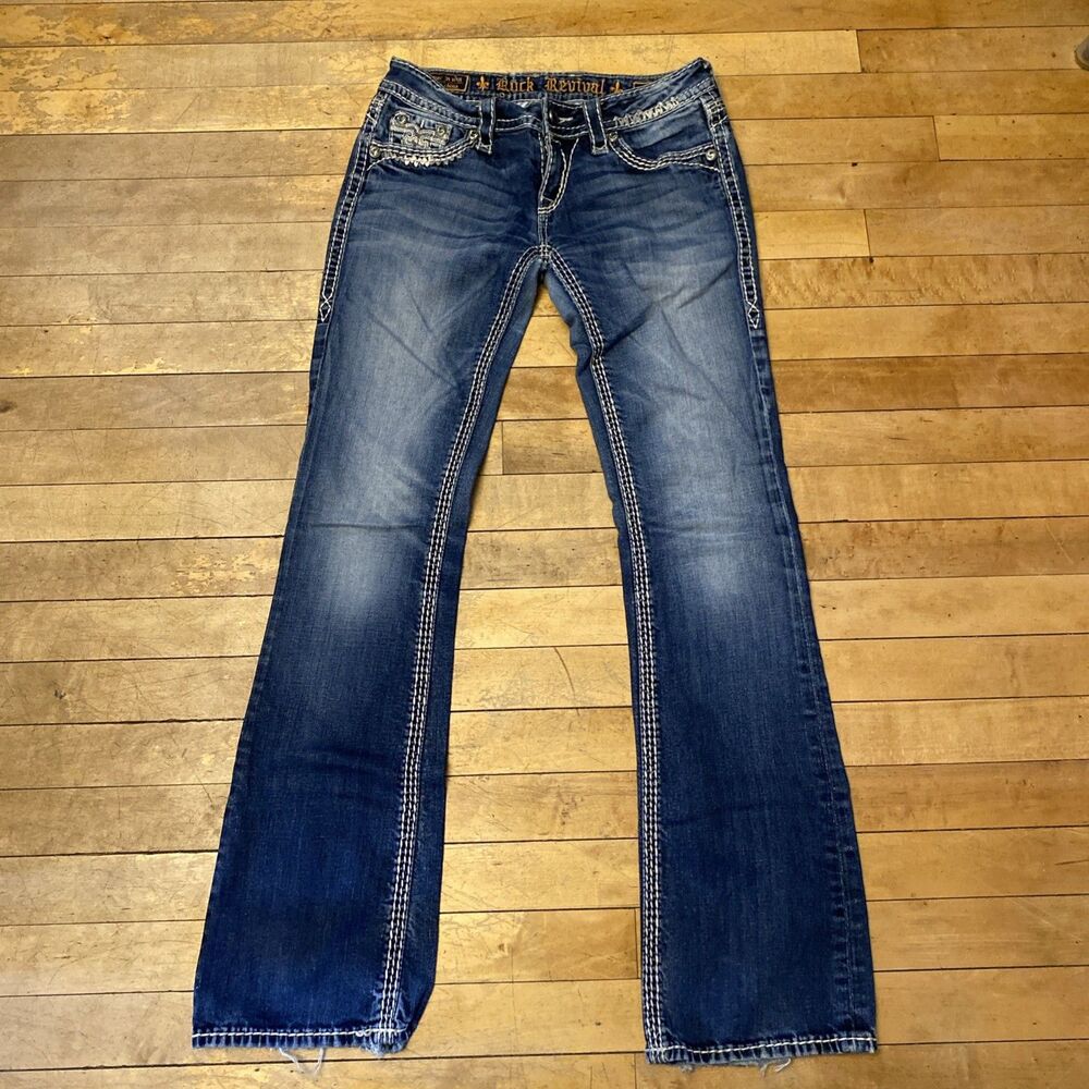 Rock Revival Jeans Women’s Size 27 Serena Boot Cut Low Rise